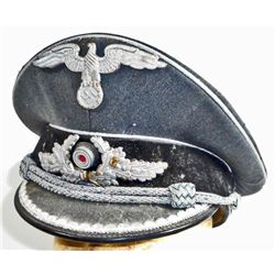 GERMAN NAZI DIPLOMATIC // GOVERNMENT OFFICIALS OFFICERS VISOR CAP