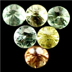 LOT OF 7.48 CTS OF FANCY COLOR SONGEA AFRICAN SAPPHIRES