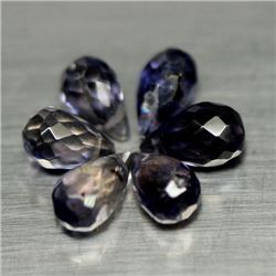 LOT OF 9.47 CTS OF BLUISH PURPLE MADAGASCAR IOLITES