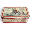 Image 1 : ANTIQUE REPEATER SMOKING TOBACCO ADVERTISING TIN