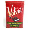 ANTIQUE VELVET SMOKING TOBACCO ADVERTISING POCKET TIN