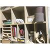 Image 2 : MISC. CONTENTS OF BENCH AND WALL CABINETS INCLUDING A DRAWER OF BITS