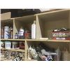 Image 3 : MISC. CONTENTS OF BENCH AND WALL CABINETS INCLUDING A DRAWER OF BITS