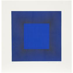 Richard Anuszkiewicz, Midnight Suite (Blue with Black) Intaglio Aquatint Etching
