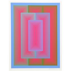 Richard Anuszkiewicz, Sequential VII from the Sequential Portfolio, Serigraph