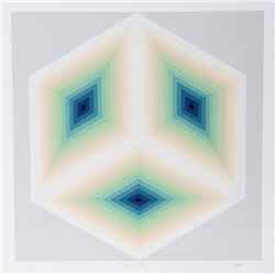 Jurgen Peters, Imaginary Triangle, Serigraph