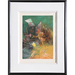 Roberto Matta, Une Saison en Enfer, Aquatint Etching