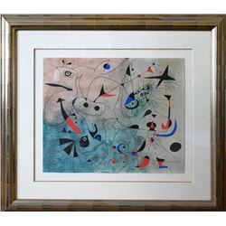 Joan Miro, L'Etoile Matinale, Pochoir