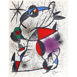Joan Miro, Jaillie du Calcaire, (Cramer 156) Lithograph