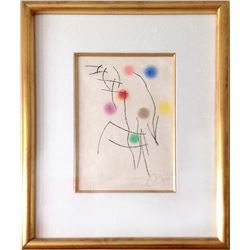 Joan Miro, Miranda la Spirale No. 4 (C. 245) Aquatint