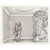Image 1 : Hans Georg Rauch, Four Ladies in A Windowless Room, Aquatint Etching
