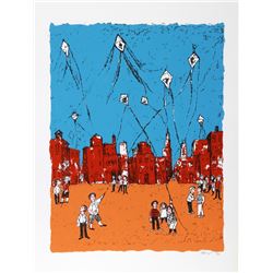 Lemsky, Kites, Serigraph