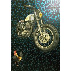 Stephen Hall, Molecular Motivation, Acrylic Painting