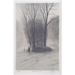 Harold Altman, February II, Lithograph