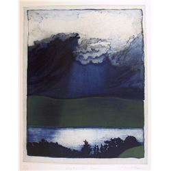 Pearl Rosen, Light on Loch from the Brooklyn College Women's Portfolio, Aquatint Etching