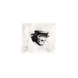 Joseph Stella, Man With Cap, Aquatint Etching