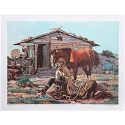 Noel Daggett, A Helping Nose, Lithograph