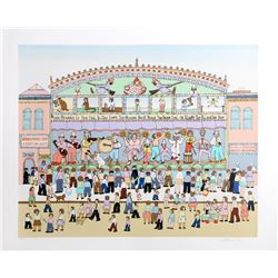 Vestie Davis, Strange Peoples Show, Serigraph