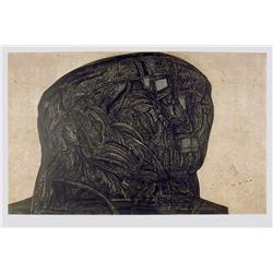 Jose Luis Cuevas, Marquez de Sade from the Intolerance Portfolio, Aquatint Etching