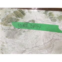 1 SLAB MINT ONYX 79"X53"