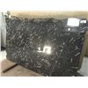 Image 2 : 1 SLAB BLACK FOSSIL LIMESTONE 96"X57"