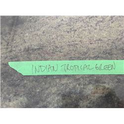 1 SLAB INDIAN TROPICAL GREEN GRANITE 126"X67"