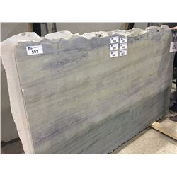 1 SLAB AZUL IMPERIAL QUARTZITE 81"X45"