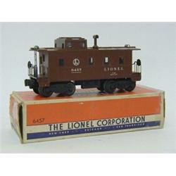 A BOXED LIONEL TRAINS CABOOSE, No.6457, O Gauge  30-40...