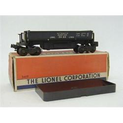 A BOXED LIONEL TRAINS AUTOMATIC DUMPING ORE CAR, No.3469, with tray, O Gauge  30-40...