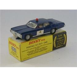 A BOXED DINKY TOYS PONTIAL R.C.M.P CAR, No.252  20-30...