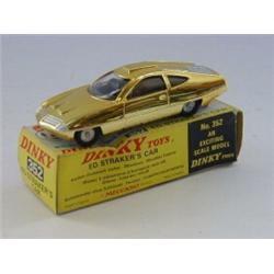 A BOXED DINKY TOY ED STRAKER'S CAR, No.352, gold livery, with instructions, (lacking a tyre)  20-...