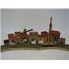 Image 1 : A CHILD'S MODEL OF A DUTCH TOWN, early 20th Century, comprising miniature painted wooden building...