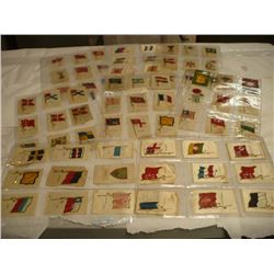 1920's and 1930's Tobacco Silks. Flags of the World