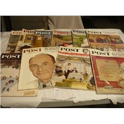 Post Magazines. 1950's (10)