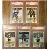 Image 1 : 1980-81 Lot of 5 PSA Graded Hockey Cards