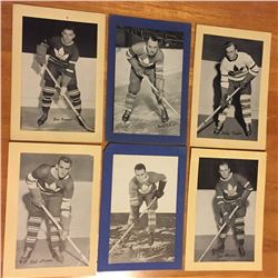 Lot of 6 Group 1 1934-43 Beehives Toronto Maple Leafs
