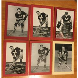 Lot of 6 Group 1 1934-43 Beehives Toronto Maple Leafs