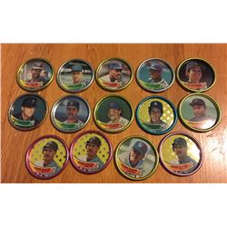 Lot of 14 1989 Topps Baseball Coins