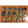 Image 1 : Lot of 14 1989 Topps Baseball Coins