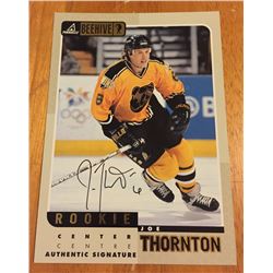 1997-98 Beehive Joe Thornton Autographed Card