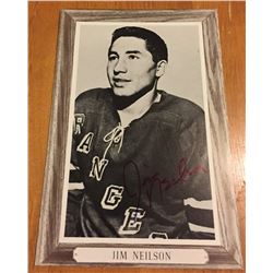 Group 3 1964-67 Beehive Autographed Jim Nielson New York Ranger
