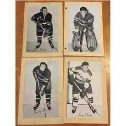 Lot of 4 Group 2 1944-63 Beehives New York Rangers