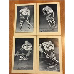 Lot of 4 Group 2 1944-63 Beehives Boston Bruins