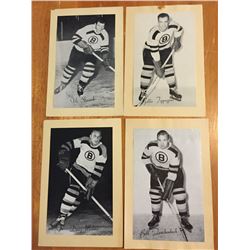 Lot of 4 Group 2 1944-63 Beehives Boston Bruins
