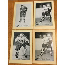 Lot of 4 Group 2 1944-63 Beehives Montreal Canadiens