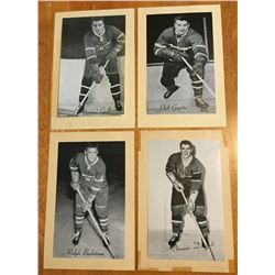 Lot of 4 Group 2 1944-63 Beehives Montreal Canadiens