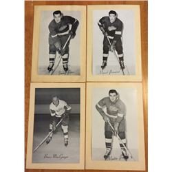 Lot of 4 Group 2 1944-63 Beehives Detroit Red Wings