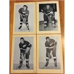 Lot of 4 Group 2 1944-63 Beehives Detroit Red Wings