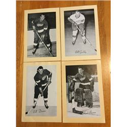 Lot of 4 Group 2 1944-63 Beehives Detroit Red Wings