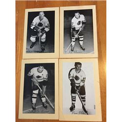 Lot of 4 Group 2 1944-63 Beehives Chicago Black Hawks